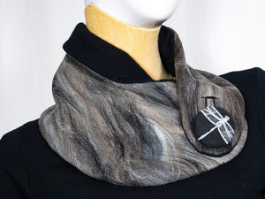 Dragonfly Spirit Cowl with Natural Tones